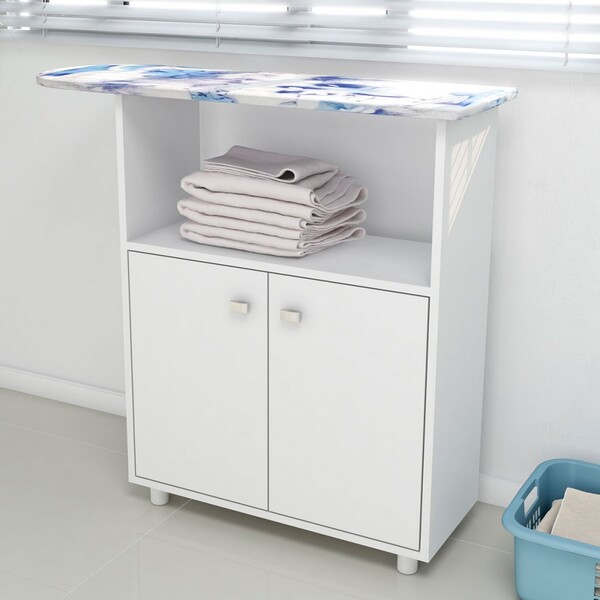 Tábua De Passar Roupa 2 Portas Tp3050 Branco - Tecnomobili