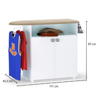 Tabua De Passar Roupa Bianca Gabinete Multiuso Ajl Móveis Cas