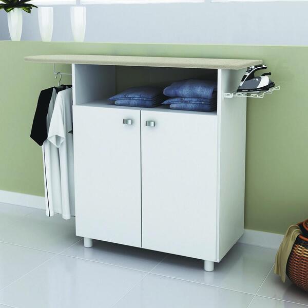 Tábua De Passar Roupa Com Armário 2 Portas Multimóveis Cr3000