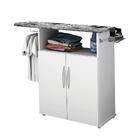 Tábua De Passar Roupa Com Armário Branco Luxo Amélia Primus