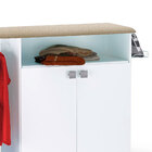 Tábua De Passar Roupa Com Balcão 02 Portas Luna Branco 111 Cm