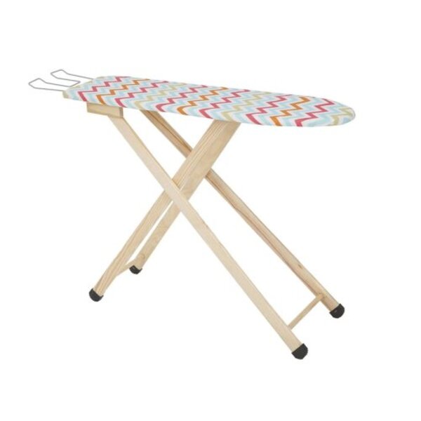 Tábua De Passar Roupa Compact Dobrável Em Madeira Zigzag 2 Ní