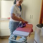 Tábua De Passar Roupa Em Aço Reforçada Metalizado Resistente