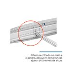 Tábua De Passar Roupa Em Aço Reforçada Metalizado Resistente