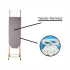 Tábua De Passar Roupa Em Madeira Dobrável Antiderrapante