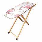 Tábua De Passar Roupa Em Madeira Dobrável Antiderrapante