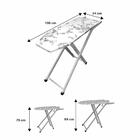 Tábua De Passar Roupa Em Madeira Dobrável Antiderrapante