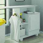 Tábua De Passar Roupa Multiuso Com Gabinete Havaí Branco Rv M