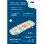 Tábua De Passar Roupa Portátil Em Aço Compacta Resistente Prá