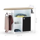 Tábua De Passar Roupas Dani Branco Preto