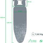 Tábua De Passar Roupas Em Alumínio 154x47x6cm Perfect - Afer
