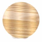 Tábua De Pinus Placa Redonda Clear Recortada Para Decoração N
