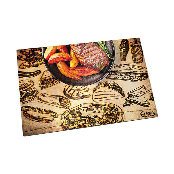 Tábua De Vidro Para Grelhados 30 Cm Fh6705-euro Home - Decora