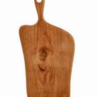 Tábua Decorativa Em Madeira Teca 1,5x35,5x15,5cm