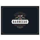 Tabua Dynasty Retangular Barbecue Em Vidro