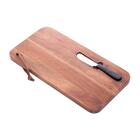 Tábua Em Madeira Com Espátula Bon Gourmet 36x18x3cm