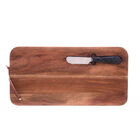 Tábua Em Madeira Com Espátula Bon Gourmet 36x18x3cm