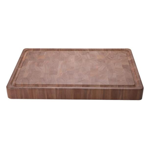 Tábua Estação De Corte Retn Em Mad Mogno Africano Com Acab En