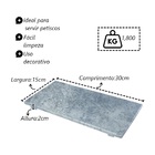 Tábua Gourmet Pedra Sabão 30x15cm