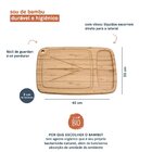 Tábua Irregular De Bambu Oikos Marrom