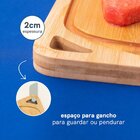 Tábua Irregular De Bambu Oikos Marrom