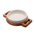 Tábua Madeira C/prato Liptus 23x17x3cm