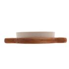 Tábua Madeira C/prato Liptus 23x17x3cm