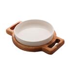 Tábua Madeira C/prato Liptus 23x17x3cm