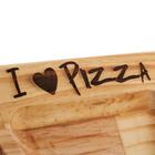 Tábua Madeira P/pizza Pinus 25x20x2cm