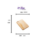 Tábua Madeira Pinus 30x20x2cm