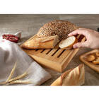 Tábua Migalheira De Bambu 37cm Tábua De Corte Para Pães E Bol