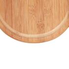 Tábua Oval Bamboo 33cm X 23cm Mor