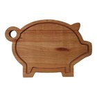 Tábua Para Churrasco Em Madeira De Eucalipto Maciço - Porco C