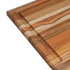 Tábua Para Churrasco Teca 43 Cm X 29 Cm X 1,9 Cm