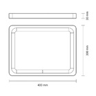Tábua Para Churrasco Tramontina 13090351 40x30cm Madeira Natu