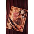 Tábua Para Churrasco Tramontina 13090351 40x30cm Madeira Natu