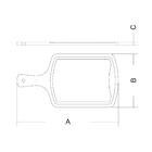 Tábua Para Churrasco Tramontina Daily Em Madeira Com Cabo