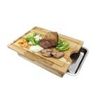Tábua Para Cortar E Servir De Madeira Primewood Teca Com Band
