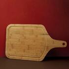 Tábua Para Corte Com Alça Bamboo 50cm X 30cm Mor