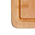 Tábua Para Corte Com Alça Bamboo 50cm X 30cm Mor