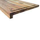 Tábua Para Corte De Carne Encaixe L Madeira 48x33cm Teca Chu