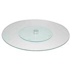 Tábua Para Frios Giratória De Vidro Transparente 30cm