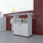 Tábua Para Passar Roupas Balcão 2 Portas  Talita  Indekes  Br