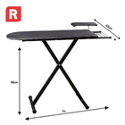 Tabua Para Passar Roupas Lancy Preto Térmica Bady Utilidades