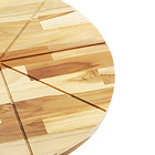 Tábua Para Pizza 34,5cm De Madeira Primewood Teca Redonda Méd