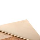 Tábua Para Servir De Madeira Com Alça De Aço Inox Teca Champa