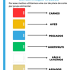Tábua Polipropileno Corte Especifico De Alimentos 50x35cm Alv
