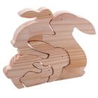 Tábua Quebra Cabeça Woodart Pinus Easter De Madeira 29cm