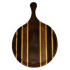 Tabua Redonda Madeira Marchetaria Ap 40cm