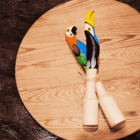 Tábua Redonda Madeira Pinho De Riga M